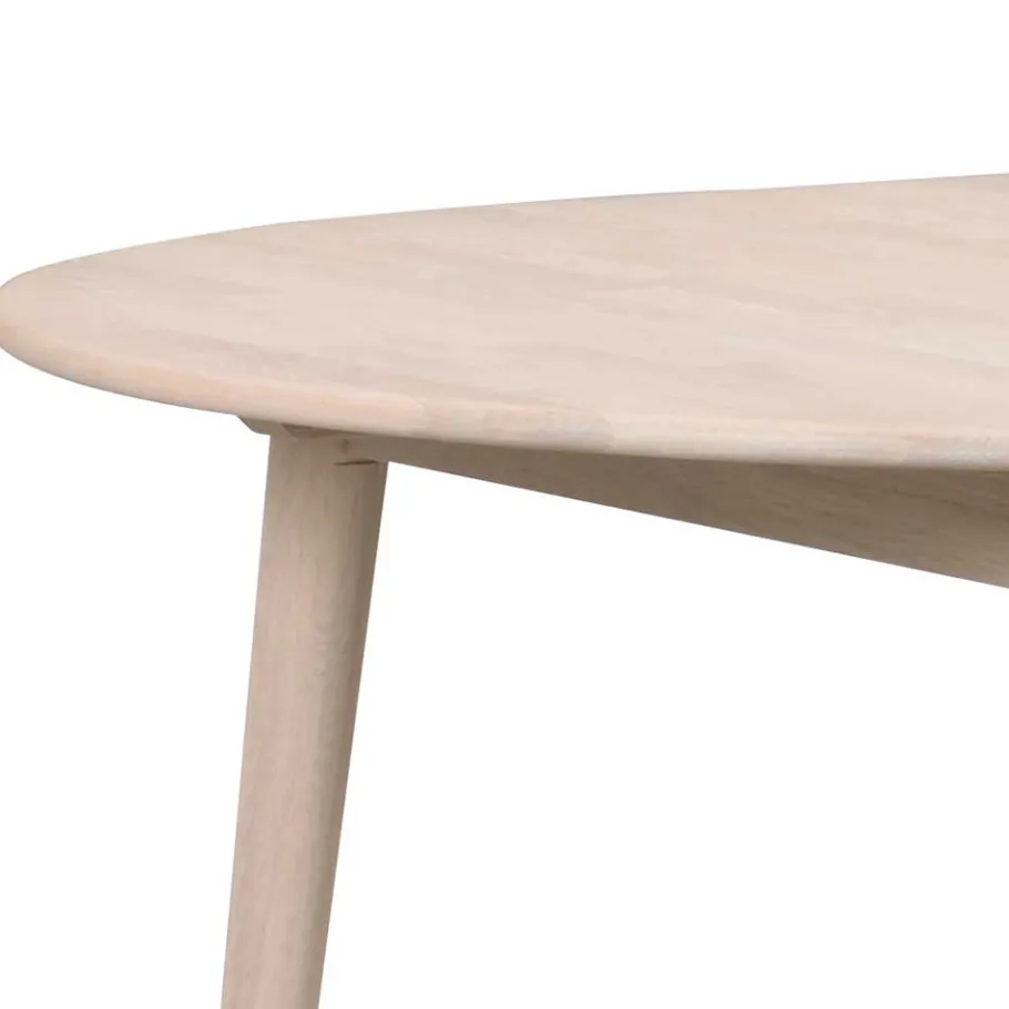 Sale Wohnen Ovaler Esstisch verlängerbar im Skandi Design - Fleppos