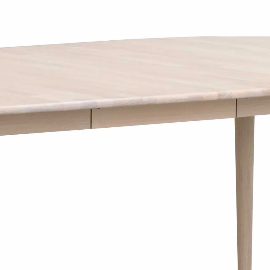 Sale Wohnen Ovaler Esstisch verlängerbar im Skandi Design - Fleppos