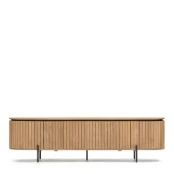 New Wohnen Ovales TV Board 200x55x43 cm - Ilvenda
