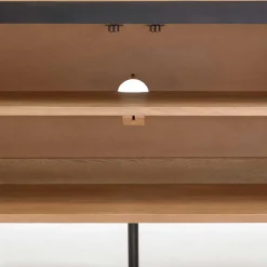 New Wohnen Ovales TV Board 200x55x43 cm - Ilvenda