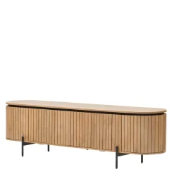 New Wohnen Ovales TV Board 200x55x43 cm - Ilvenda