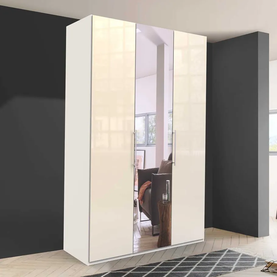 New Wohnen Panorama Kleiderschrank mit Spiegeltür - Zidarie