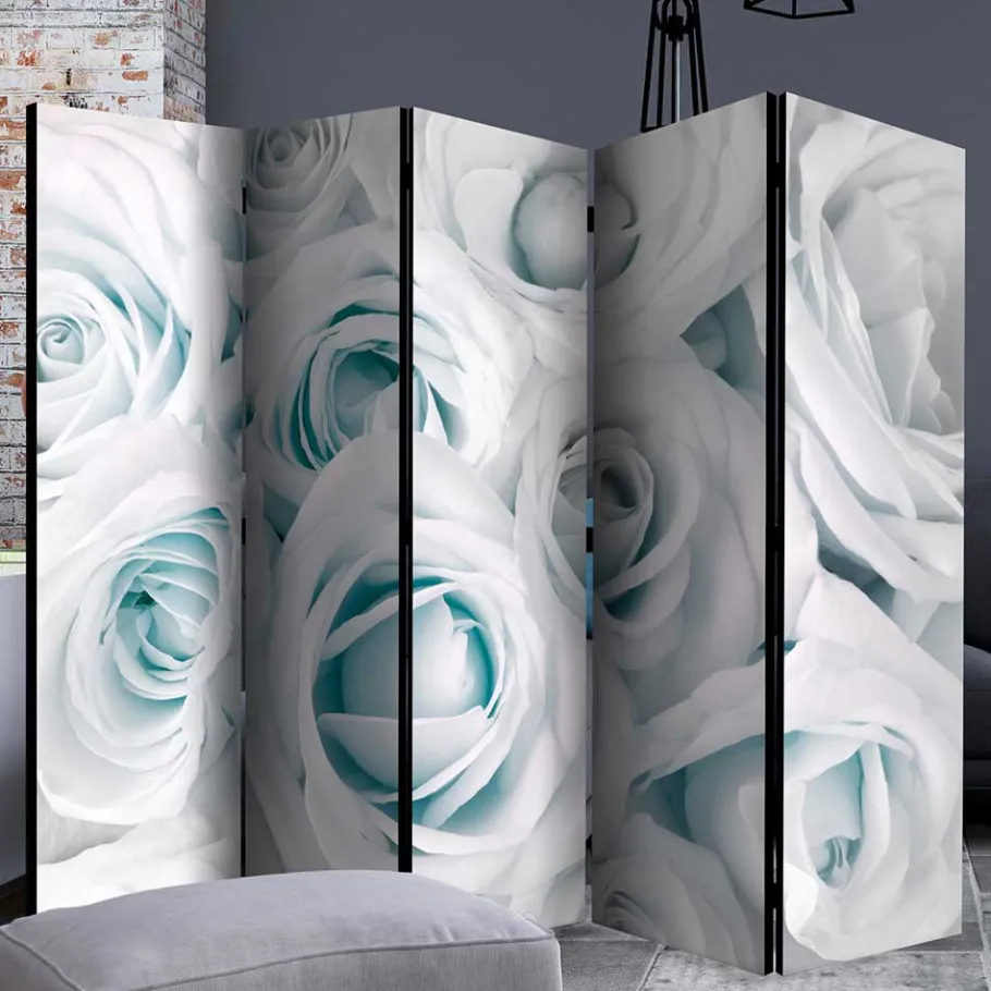 Best Wohnen Paravent mit Rosen Motiv bedruckt - Vientors