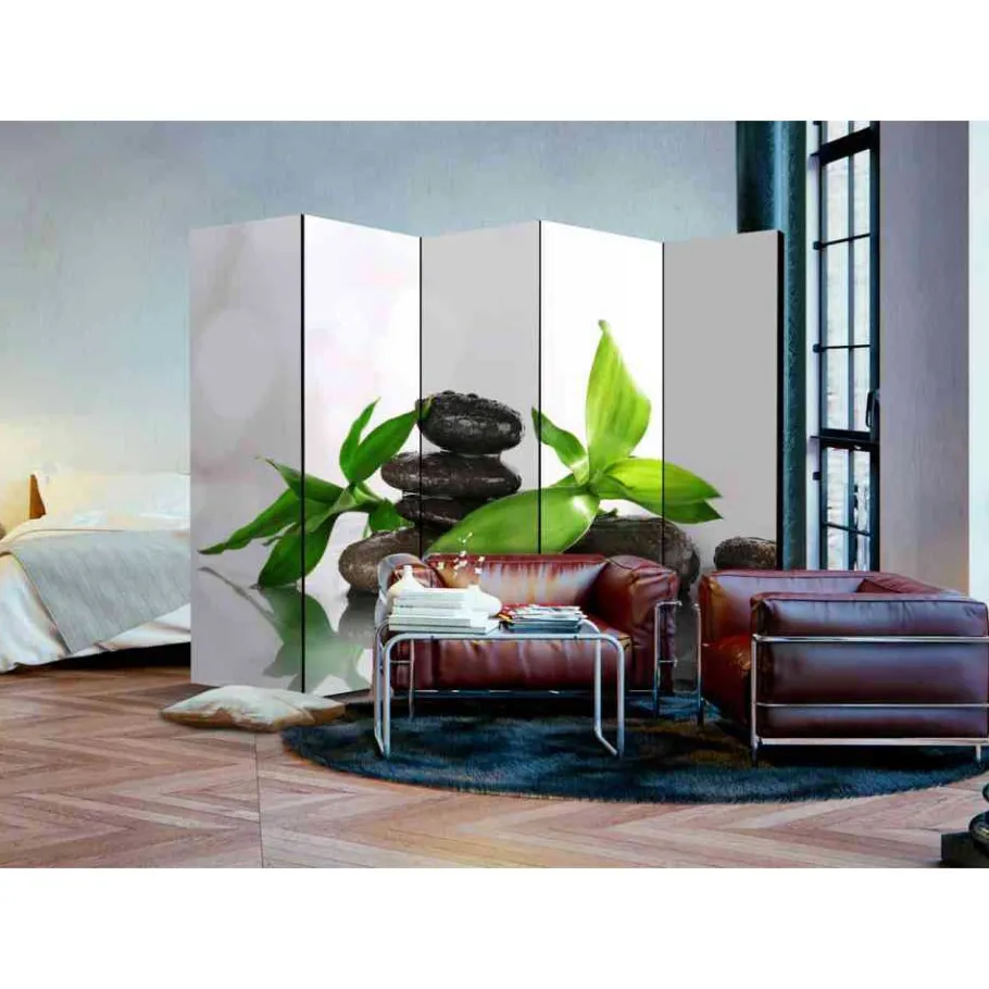 Online Wohnen Paravent Raumteiler mit Zen Foto - Omy