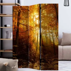 Clearance Wohnen Paravent Trennwand Wald in Herbststimmung - Jemja