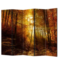 Clearance Wohnen Paravent Trennwand Wald in Herbststimmung - Jemja