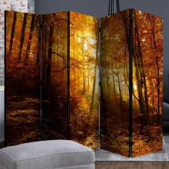 Clearance Wohnen Paravent Trennwand Wald in Herbststimmung - Jemja