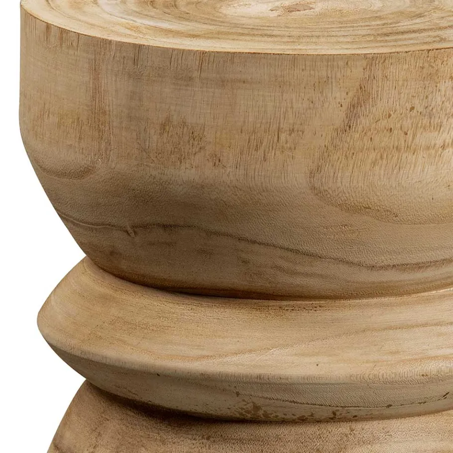 New Wohnen Paulownia Beistelltische naturbelassen - Onspira (zweiteilig)