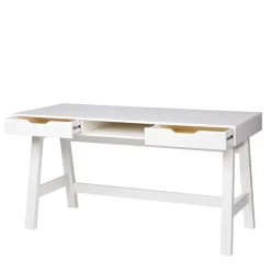 Discount Wohnen PC Tisch Luciane in Weiß
