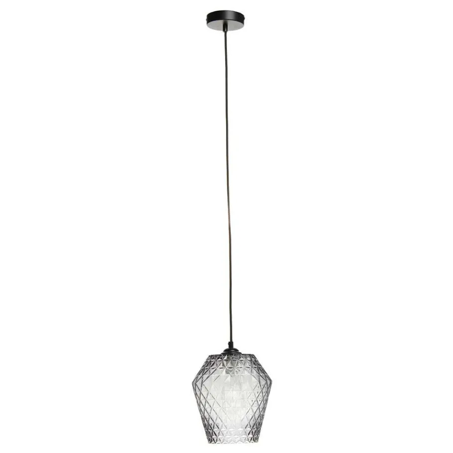 Clearance Wohnen Pendellampe aus grauem Glas - Sieno
