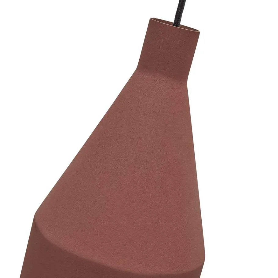 Hot Wohnen Pendelleuchte aus Metall in Terracotta - Yushu