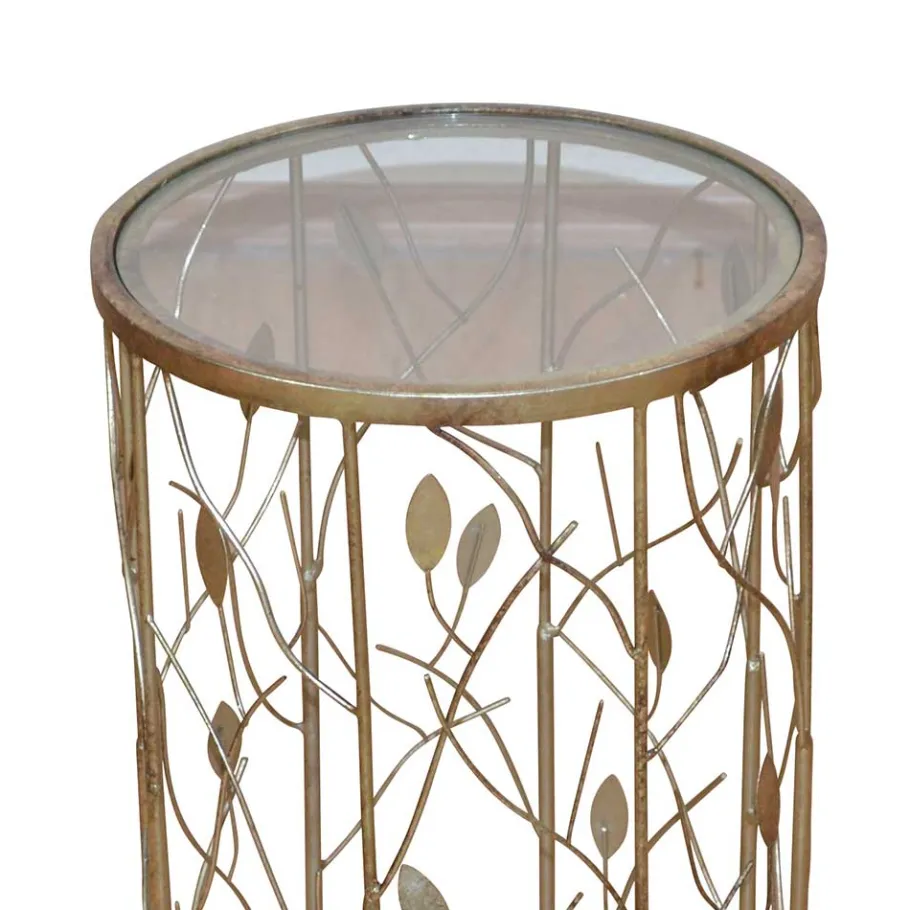 Hot Wohnen Pflanzenhocker Jarana in Gold