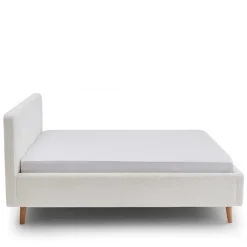 Wohnen Plüsch Polsterbett in Creme - Ilena