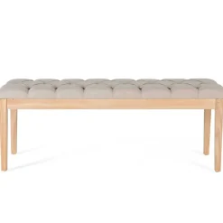 Best Wohnen Polsterbank in Beige mit Holzgestell - Briana