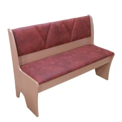 Discount Wohnen Polsterbank mit Truhe 120cm Loisan in Cognac Vintage