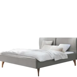 Discount Wohnen Polsterbett im Skandinavischen Design in Grau - Glamoura