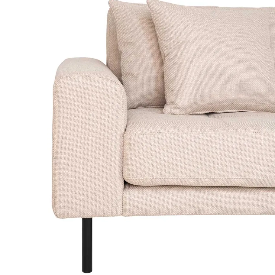 Sale Wohnen Polsterecke in Beige Stoff - Pogarana