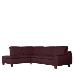Clearance Wohnen Polsterecke in Bordeaux Rot - Moranna