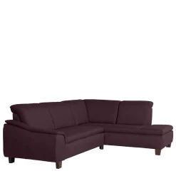 Clearance Wohnen Polsterecke in Bordeaux Rot - Moranna