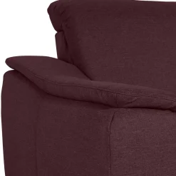 Clearance Wohnen Polsterecke in Bordeaux Rot - Moranna