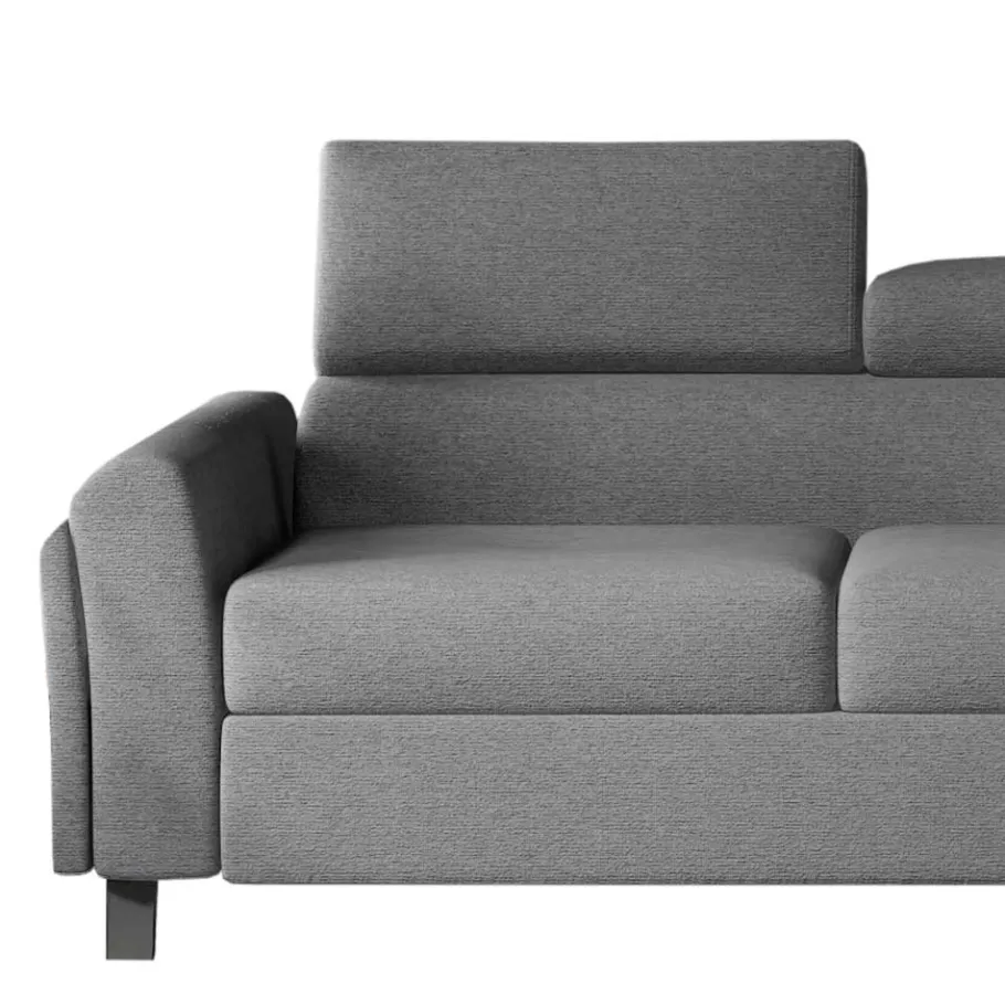 Sale Wohnen Polsterecke mit Schlaffunktion in Grau - Downforce