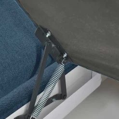Online Wohnen Polsterecke Schlafsofa in Blau - Baonga