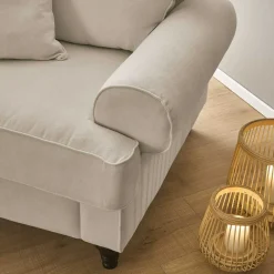 Sale Wohnen Polstersessel & Hocker in Beige - Merandes (zweiteilig)