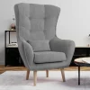 Online Wohnen Polstersessel im Skandi Design - Braylin