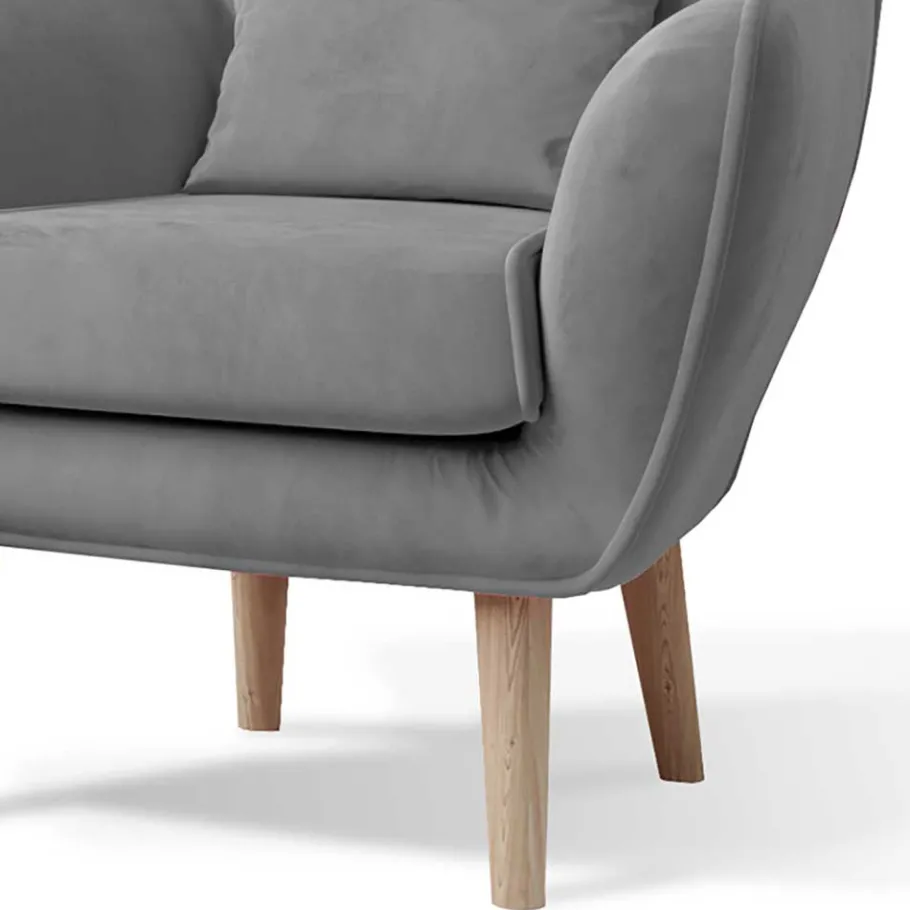 Online Wohnen Polstersessel im Skandi Design - Braylin