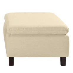Hot Wohnen Polstersessel in Beige und Nussbaum Braun - Nando