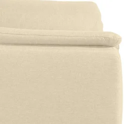 Hot Wohnen Polstersessel in Beige und Nussbaum Braun - Nando