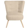 Wohnen Polstersessel in Beige Webstoff - Hooka