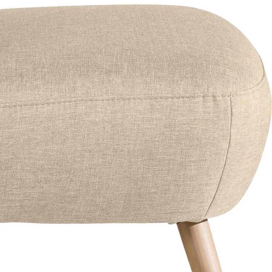 Wohnen Polstersessel in Beige Webstoff - Hooka