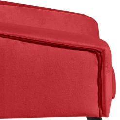 Discount Wohnen Polstersessel in Rot und Schwarz - Zehadra