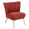Online Wohnen Polstersessel in Terracotta Velours - Iceline