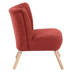 Online Wohnen Polstersessel in Terracotta Velours - Iceline