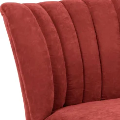 Online Wohnen Polstersessel in Terracotta Velours - Iceline