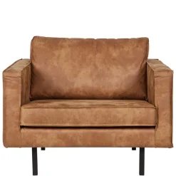 New Wohnen Polstersessel Trokey in Cognac Braun