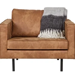 New Wohnen Polstersessel Trokey in Cognac Braun