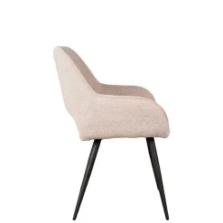 Sale Wohnen Polsterstühle aus Boucle in Beigegrau - Landhuis (2er Set)