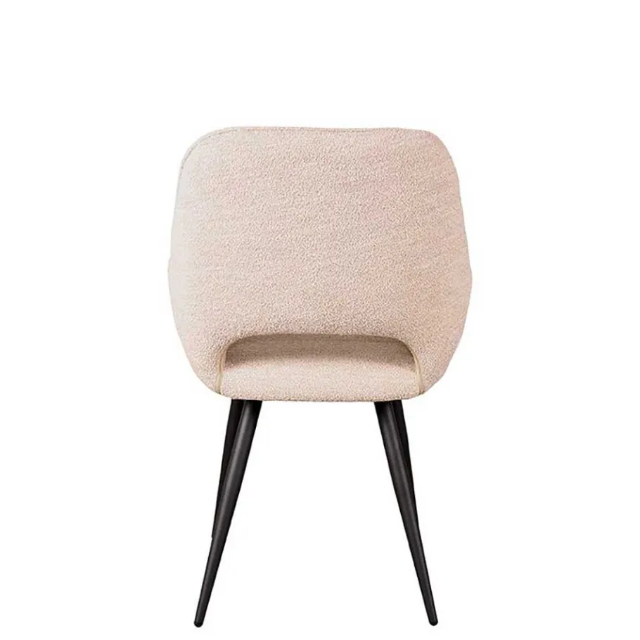 Sale Wohnen Polsterstühle aus Boucle in Beigegrau - Landhuis (2er Set)