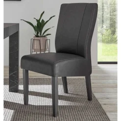 Online Wohnen Polsterstühle aus Kunstleder & Massivholz - Artiga (2er Set)