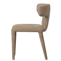 Online Wohnen Polsterstühle in Beige Stoff - Eradis (2er Set)