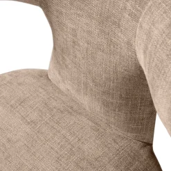 Online Wohnen Polsterstühle in Beige Stoff - Eradis (2er Set)