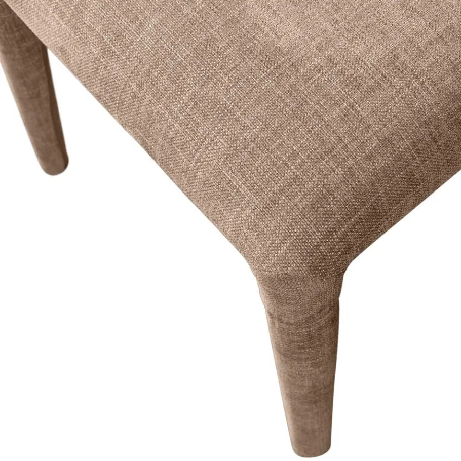 Online Wohnen Polsterstühle in Beige Stoff - Eradis (2er Set)