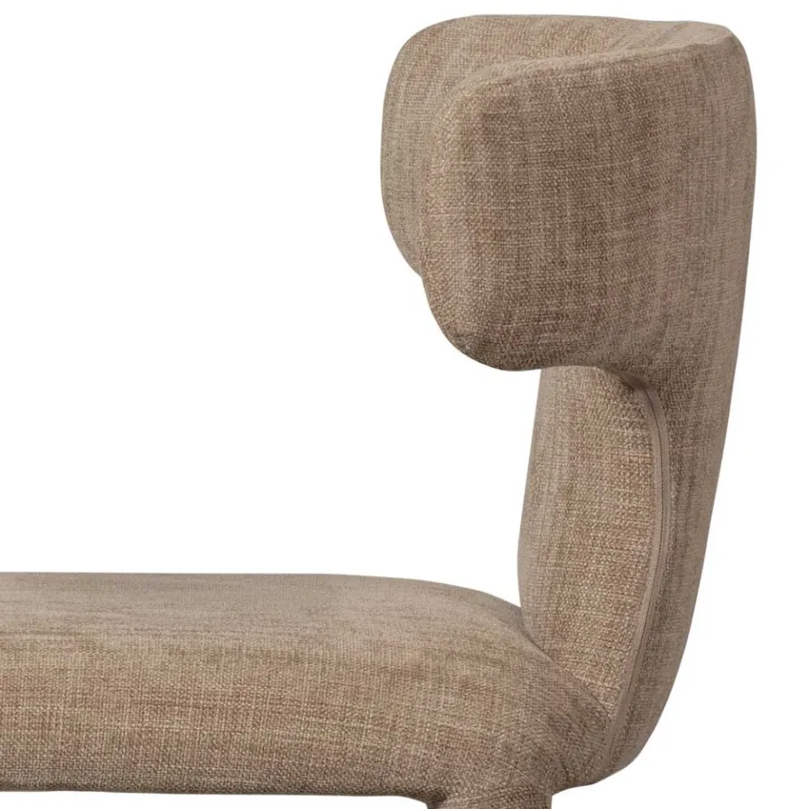 Online Wohnen Polsterstühle in Beige Stoff - Eradis (2er Set)
