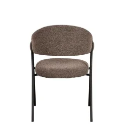 New Wohnen Polsterstühle in Hellbraun Boucle - Jaggon (2er Set)