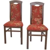 Clearance Wohnen Polsterstühle in Rot mit Blumen - Sylverta (2er Set)