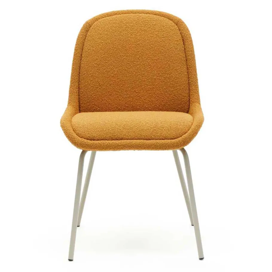 Best Wohnen Polsterstühle in Senfgelb Boucle - Gatria (4er Set)