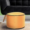 Hot Wohnen Pouf Yogakissen in Bronze Samt - Ynvinata